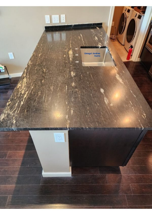 Amber Black /Titanium  (130x74 Avg 67 sq.ft )Polished /Leahered M&F - Image 3