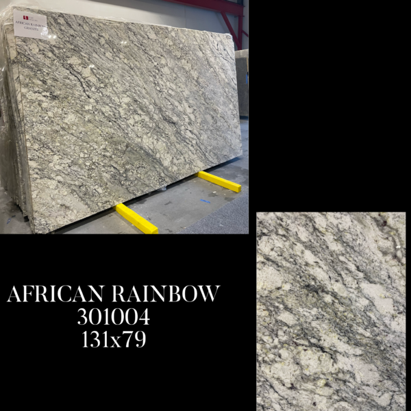 African Rainbow Polished (131x79 Avg 72 sq.ft salb size )$52 /Leathered $55 SSC