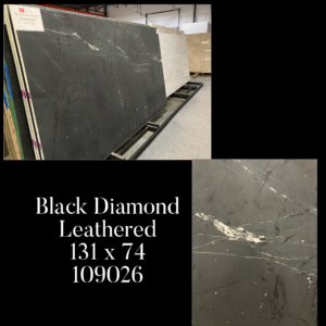 BLACK DIAMOND POLISHED/LEATHERED (131x74 Avg 67.32 sq.ft slab size )SSC