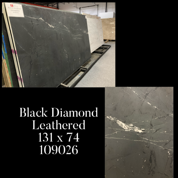 BLACK DIAMOND POLISHED/LEATHERED (131x74 Avg 67.32 sq.ft slab size )SSC