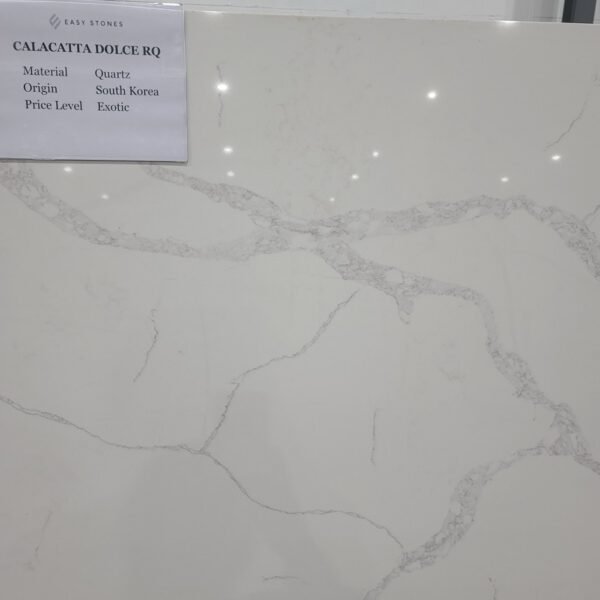 Calacatta  Dolce RQ Quartz(Limited Quantities While Supplies Last  ) Easy Stones - Image 2