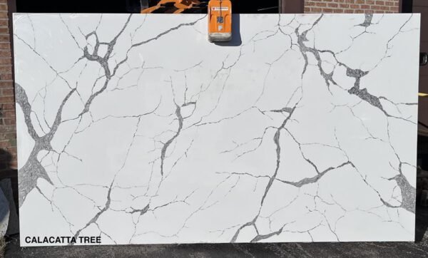 Calacatta Tree (127x64 Avg 56.44 sq.ft slab size) Limited time offer & Supply United