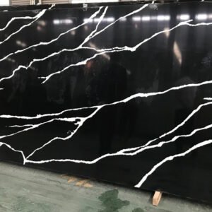 Nero Marquina (Jumbo 138x79Avg75.7 sqft)   Cosmos