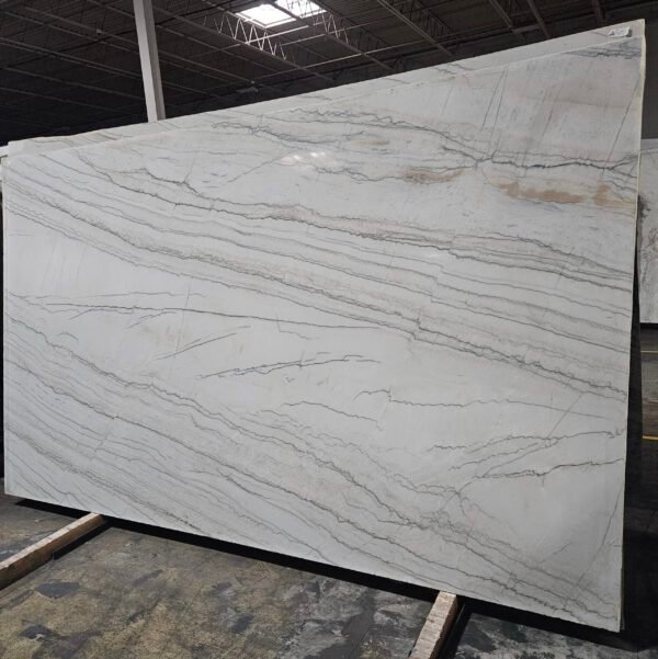 White Macaubas Lot # 400662 ( Avg 65.97 sq.ft slab size) Cosmos