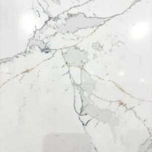 MQ 4037 ( 137x80) New Color Very White with Gray & Gold Veins Easy Stone