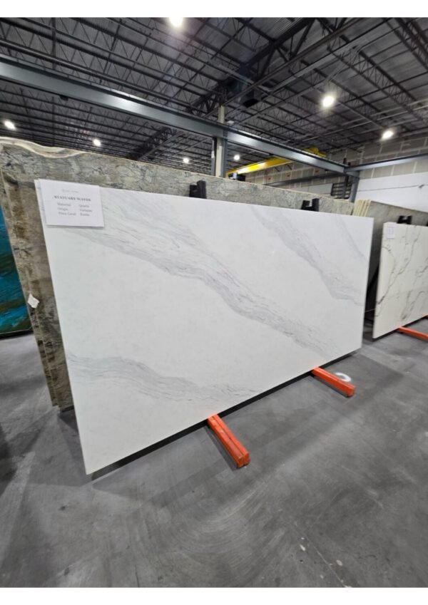 Statuary Waves MQ 3CM (127x64 Avg 56.44 sq.ft slab size)  Easy Stone