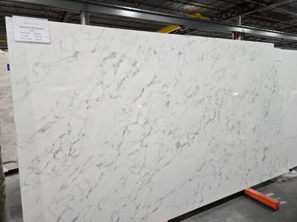 Statuario Piedmont MQ (Jumbo 139x80 Avg 77.22 sq.ft slab size) Easy Stone