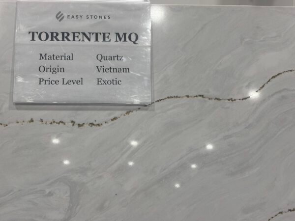 Calacatta Torrente (127x64 Avg 56.44 sq.ft slab size) Easy Stone - Image 2