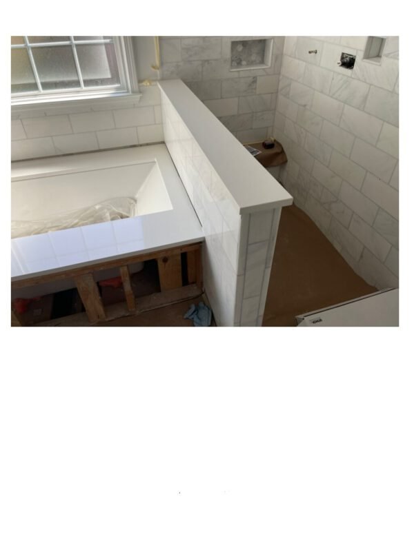 Pure White Quarts 3cm Jumbo (138x79 Avg 75.70 sq.ft slab size) Builder Stone - Image 3