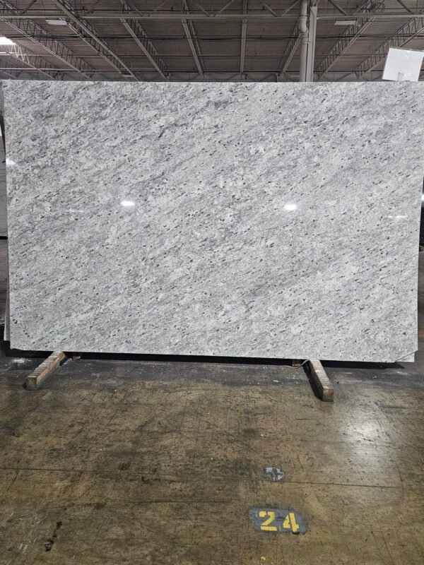 Moon White Leathered (131”x78”) * Cosmos