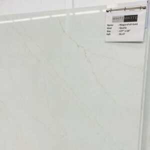 Niagra Fall Gold (127x64 N/A )  Only Jumbo size (138x79) @ $62 Builder Stone
