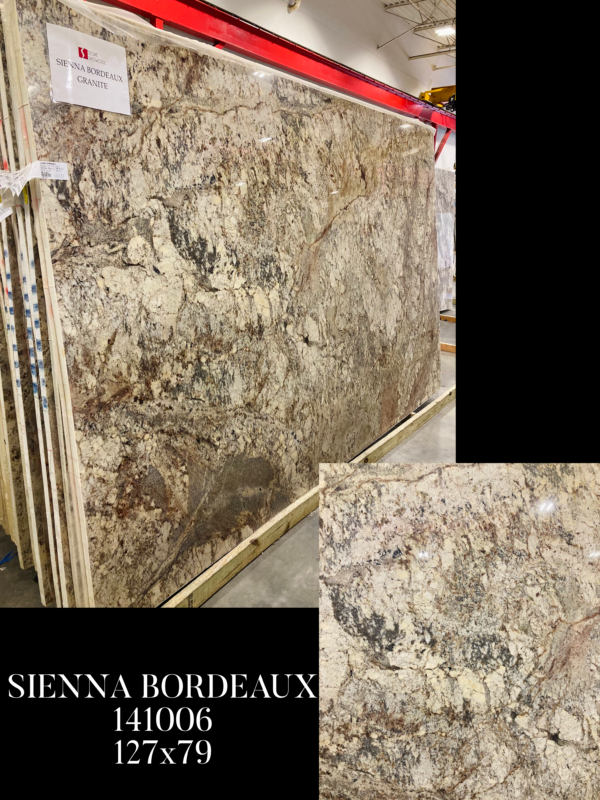 Sienna  Bordeaux  $58 Polished / Leateard $60 S/S/C