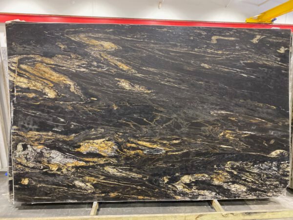Black  Cosmic (131x81 Avg 75.50 sq.ft slab size ) Polished/Leatherd SSC
