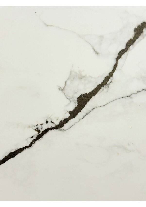 Smyrna Olive  (Jumbo 138x78 Avg 74.75 sq.ft slab size)(white background and green olive bright lines)Builder Stone - Image 2