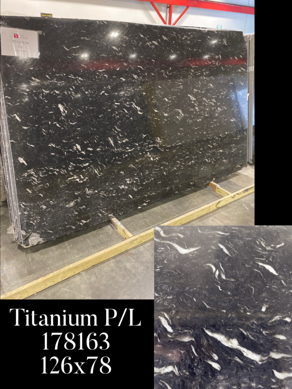 Black TITANIUM POLISHED/ LEATHERED SSC - Image 2