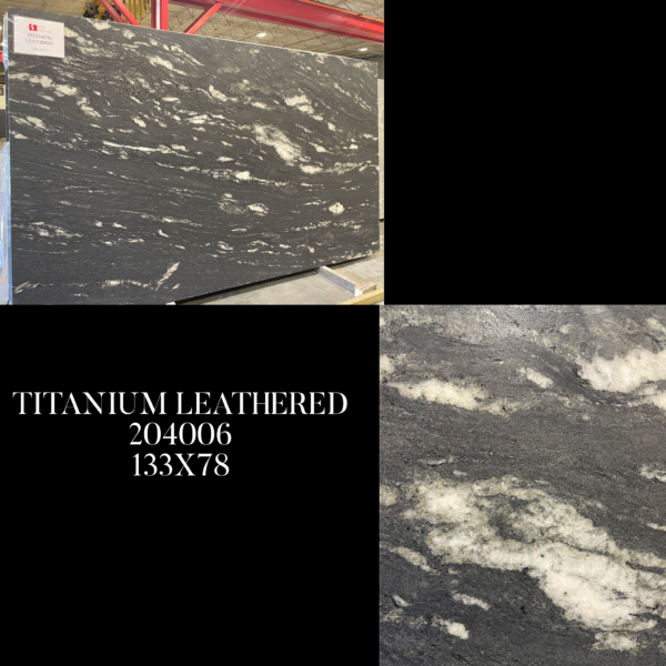 Black TITANIUM POLISHED/ LEATHERED SSC