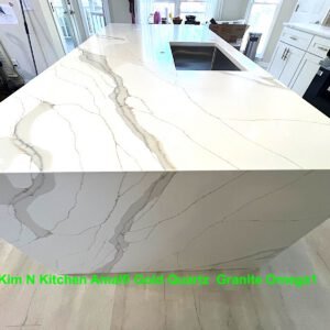 Calacatta Almafi Gold ,Gray ,White (128x64 56.88 Avg sq.ft slab size)  United