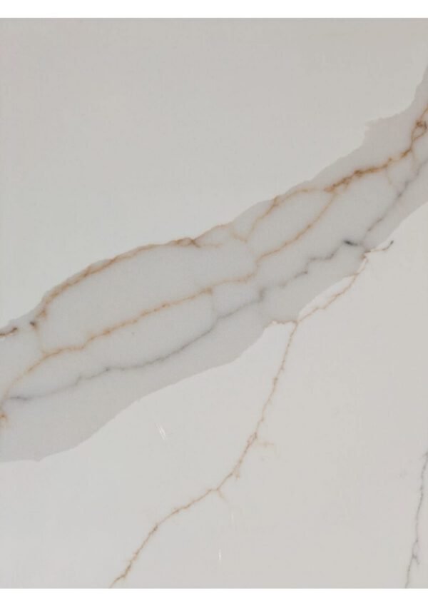 Calacatta Almafi Gold ,Gray ,White (128x64 56.88 Avg sq.ft slab size)  United - Image 2