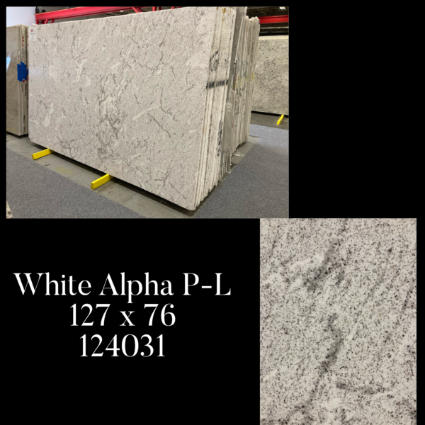 WHITE ALPHA  (127x76Avg 67.02 sqf) Polished   SSC