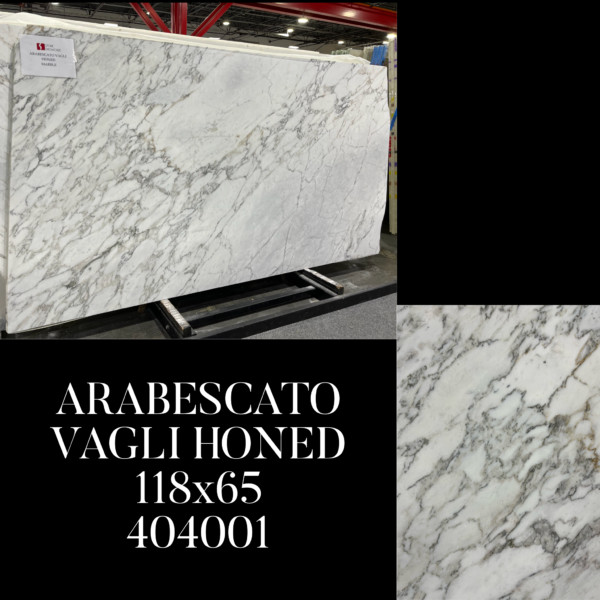 Arabescato Vagli Honed (118x65 Avg 53.26 sqft) SSC