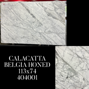 Calacatta Belgia Honed (113x74=58.08 Avg sqft) SSC