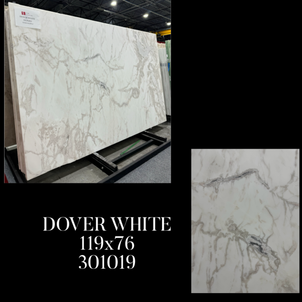 Dover White (hard marble) (119x79 Avg 65.28 sqft) SSC