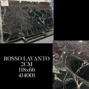 Rosso Lavanto 2CM 2CM  (118x66Avg 62.27 sqft) SSC