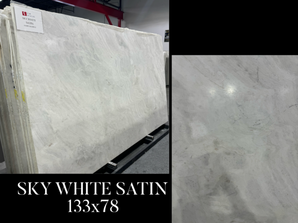 Sky White Stain / hard marble (113x78 Avg 70.04 sqft) SSC