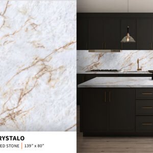 Golden Crystalo Printed Quartz (139x80 Avg 72.22 sqft)  Best Cheer Stone